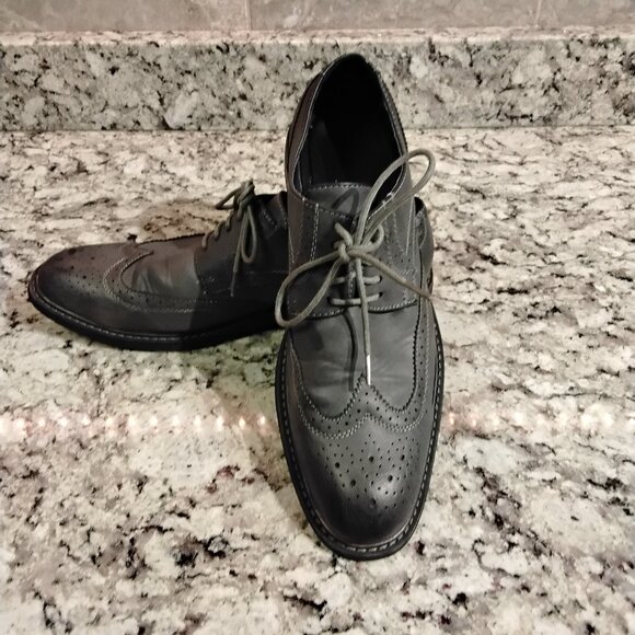 Perry Ellis Wingtip Derby Shoes Size 10 main image 2